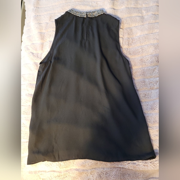 Rock & Shine Beaded High Neck Blouse size Small - Picture 4 of 9